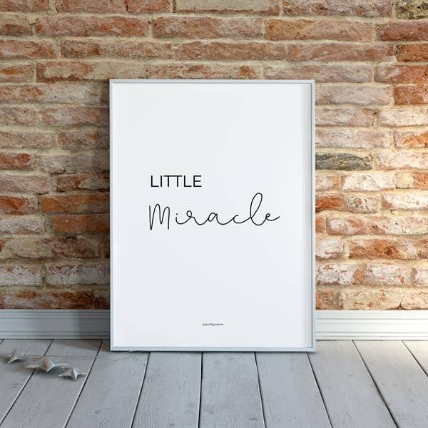 Printable poster Little miracle